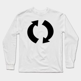 Rotation Arrows Long Sleeve T-Shirt